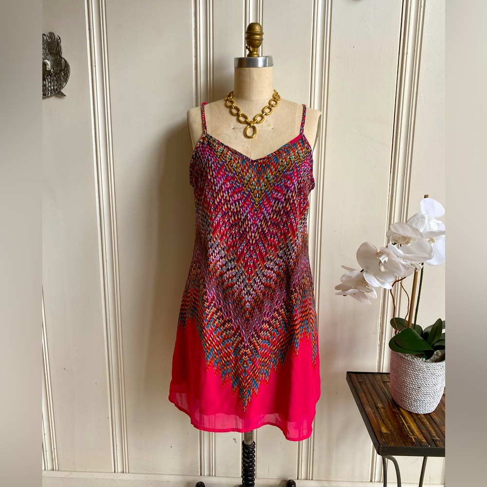 Bailey Blue printed dress size medium